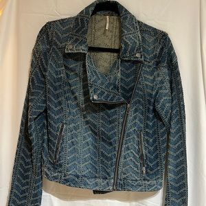 Free People Moro Jean Jacket